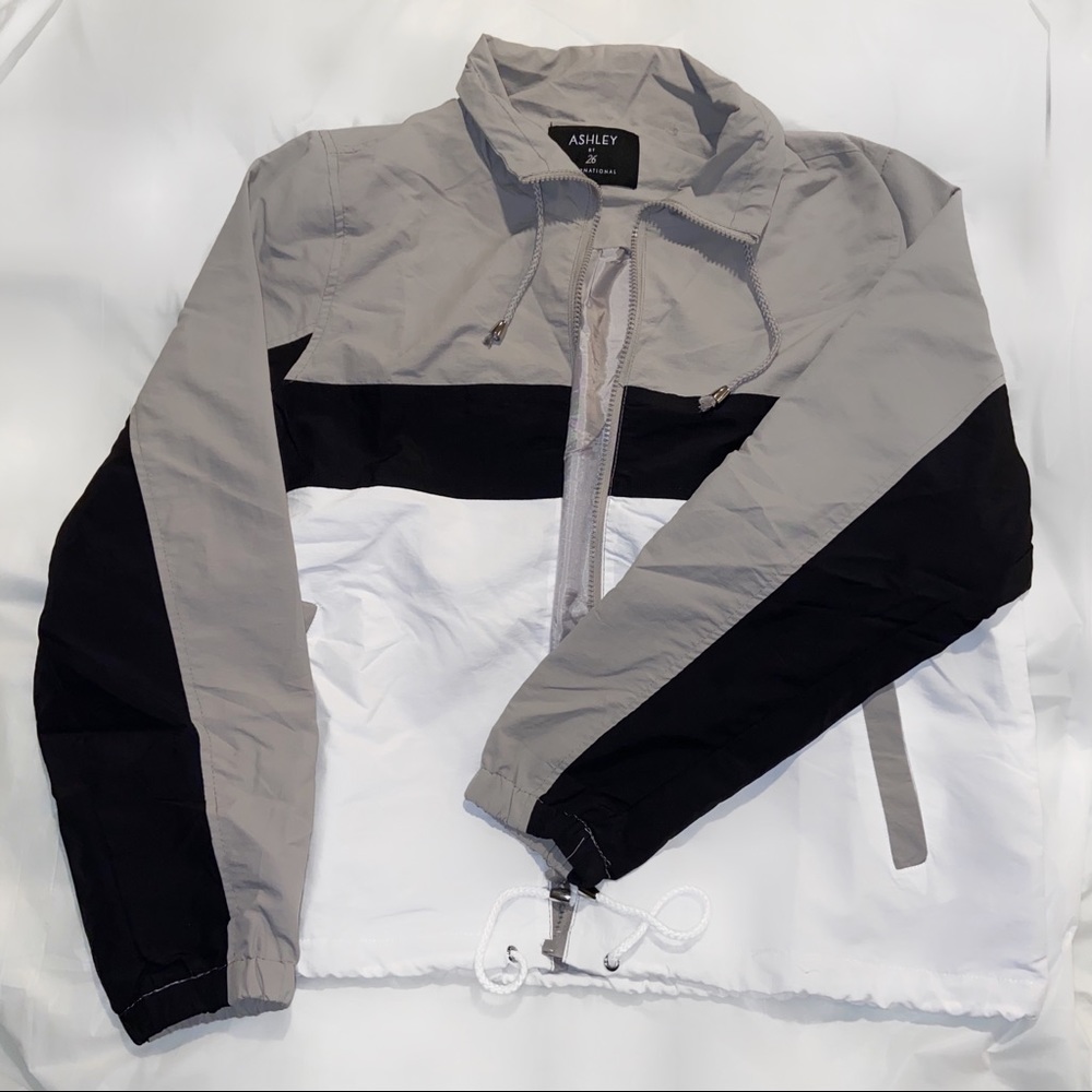 SOLD Colorblock Windbreaker Jacket